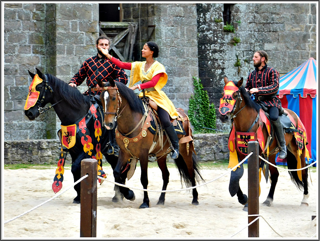 Spectacle de Fer et de Feu à Dinan (22)