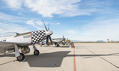 North American P-51 Mustangs