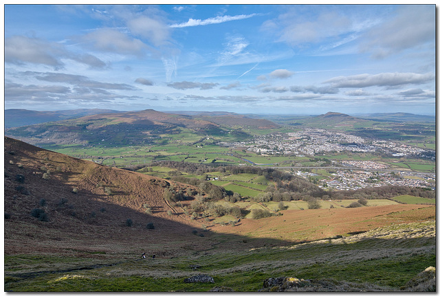 Abergavenny from ‘The Blorenge’