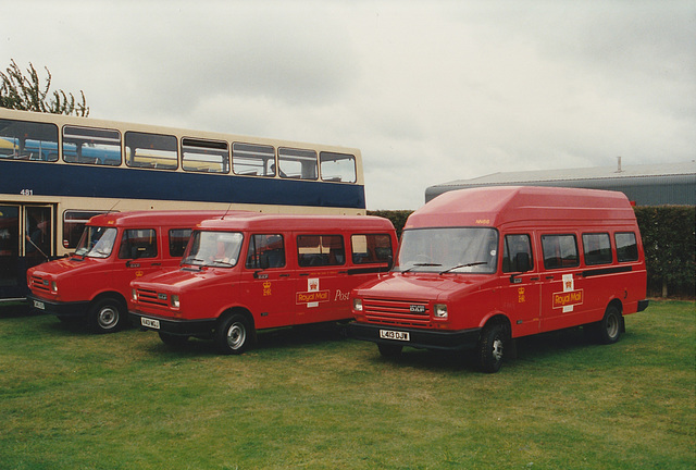 Royal Mail Post Buses at Showbus - 26 Sep 1993