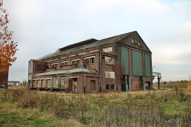 Hintere Ansicht der ehem. Maschinenhalle (Zeche Niederberg 1/2/5, Neukirchen-Vluyn) / 9.11.2018