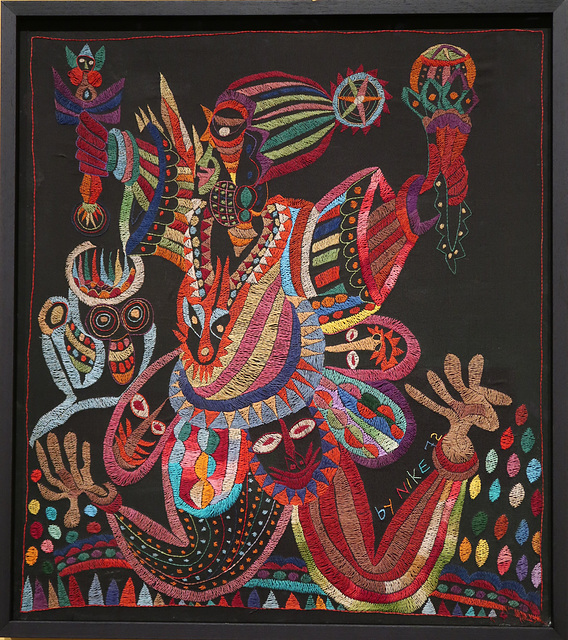 Osun, embroidery by Nike Davies-Okundaye, 1972