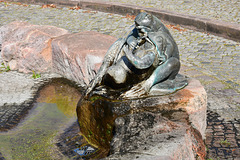 Froschbrunnen - Detail