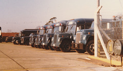 USAF Motor Pool at RAF Mildenhall - Feb 1980