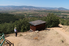 Man and shed