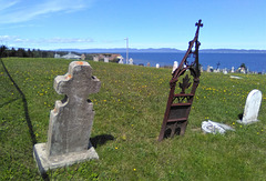 Ambiance funéraire au bord de la mer