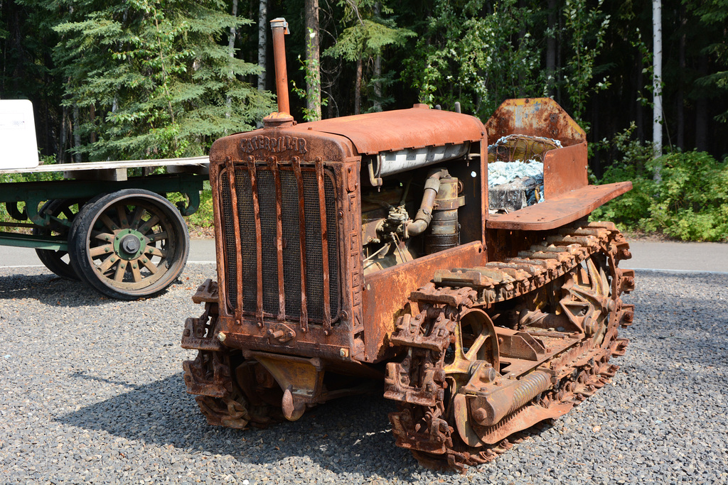 Alaska, Antique Caterpillar in Museum