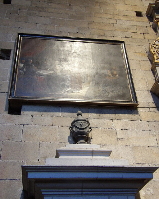 Le coeur de Bertrand Duguesclin dans la basilique Saint Sauveur à Dinan (22)