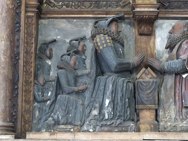 st helen bishopsgate, london,richard staper +1608 and family, brought from st martin outwich