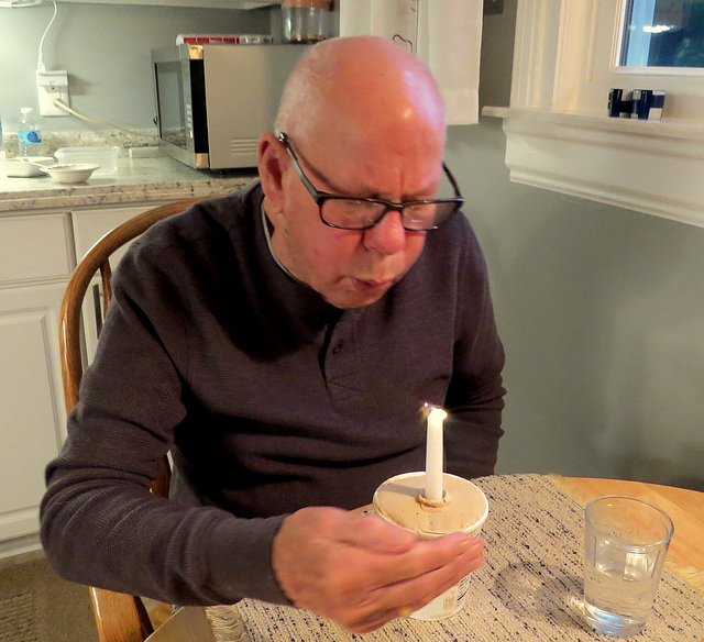 The birthday candle