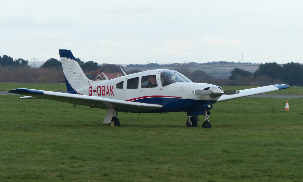 G-OBAK at Solent Airport - 18 January 2019