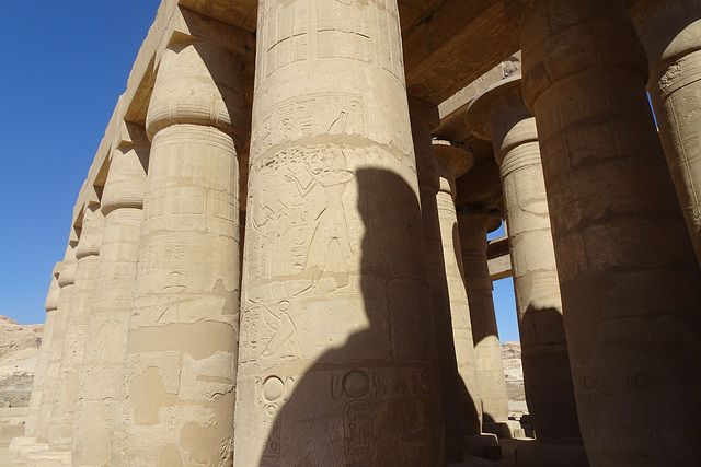 Hypostyle Columns At The Ramasseum