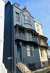 Traditional villas, Hastings Old Town.
