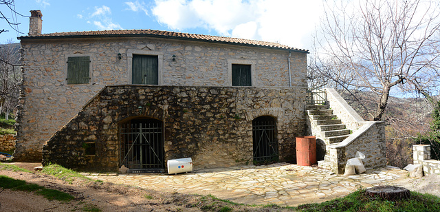 Greece, Kerkyra (Corfu), House in the village of Old Perithea