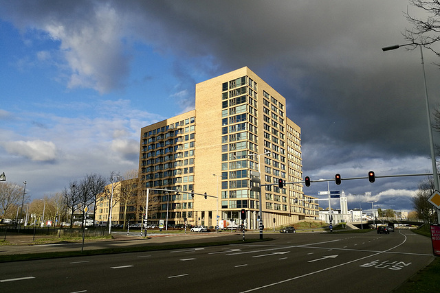 New apartment building