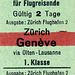 special Swissair Zurich