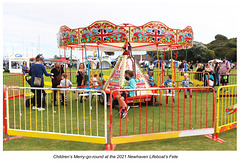 Children's merry-go-round RNLI fete Newhaven 11 9 2021