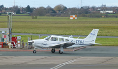 G-TEBZ at Gloucestershire Airport - 20 December 2014