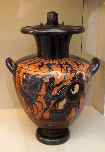 Black Figure Hydria Attributed to the Leagros Group in the British Museum, April 2013