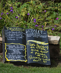 les jardins en terrasse du Chalot à Plombières (Vosges)