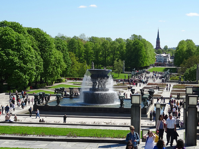 Gustav Vigeland sculpture park, Oslo.