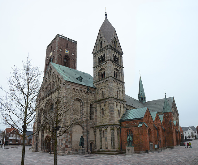 Denmark, The Cathedral in Ribe (view from the south-west)