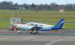 G-ATRX at Gloucestershire Airport - 20 December 2014