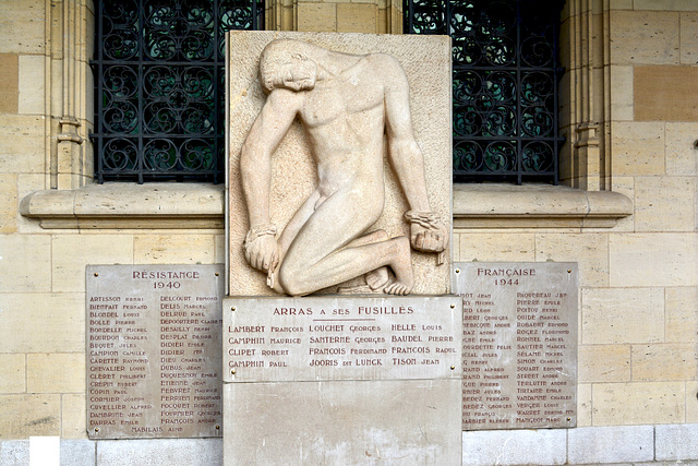 Arras 2017 – Monument for the fallen of the resistance in 1940–1944