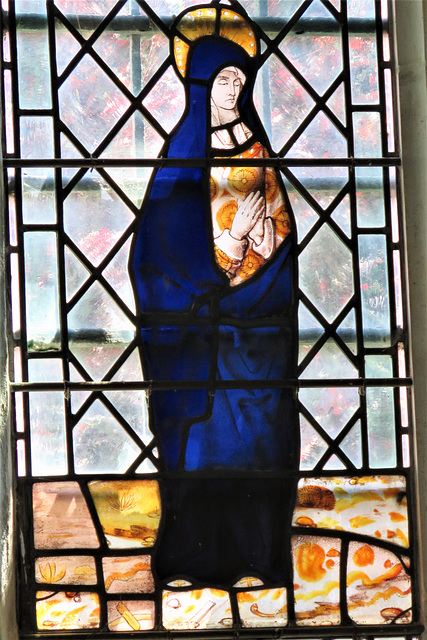 iwade church, kent, c16 glass  (3)