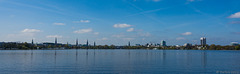 Aussicht von der Alsterperle über die Aussenalster (© Buelipix)