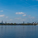 Aussicht von der Alsterperle über die Aussenalster (© Buelipix)