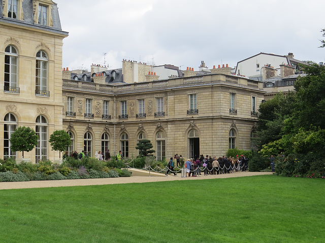 L'Elysée, aile des petits appartements.