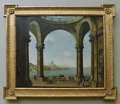 Capriccio with St. Paul's and Old London Bridge by Joli in the Metropolitan Museum of Art, January 2022