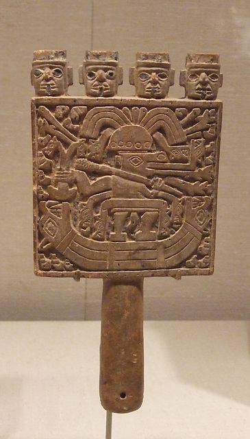 Ancient Peruvian Mirror Frame in the Metropolitan Museum of Art, February 2012