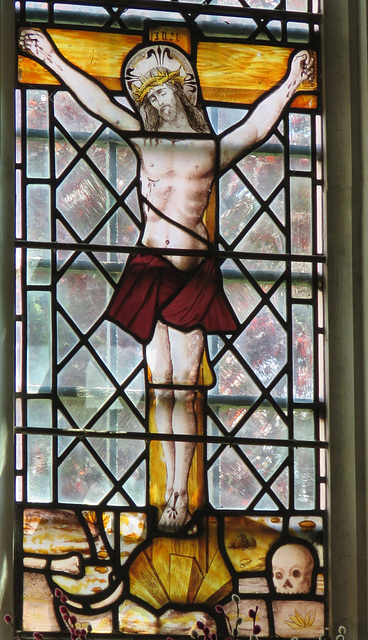 iwade church, kent, c16 glass  (5)