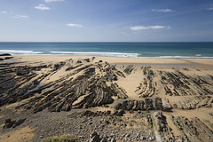 Plunging chevron folds at Northcott Mouth