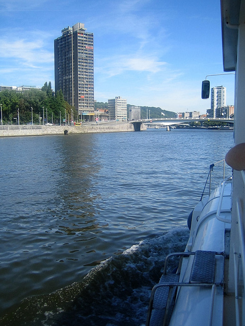 A bord de la navette fluviale