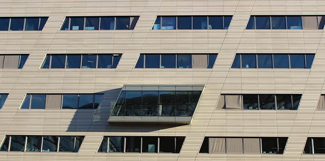 Lyon (69) 12 janvier 2015. Façade du siège de la Région Auvergne-Rhône-Alpes.