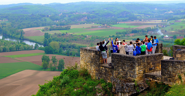 ... l'école en plein air ... (Domme)