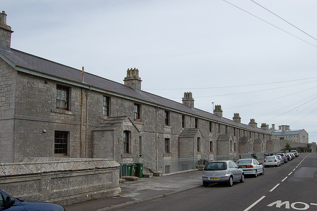 Prison Warder's Houses, Alma  Terrace, Grove Road, Verne, Portland, Dorset