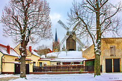 Werder (Havel), Mühle und Kirchturm