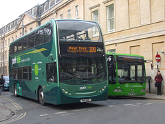 DSCF2744 Oxford Bus Company (City of Oxford Motor Services) HK11 OXF and AF55 OXF in Oxford - 27 Feb 2016