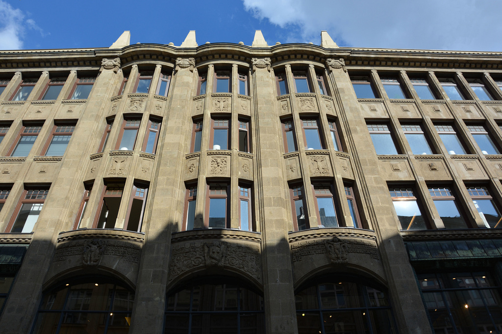 Streit's Hof - Die Fassade in der Poststraße