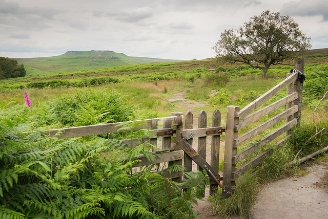 A ''HFF''  from Dj... on the way to 'Higger Tor'.