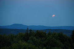 full moon rising over Přimda