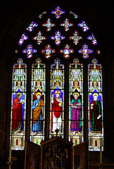 East window, Cheddleton Church, Staffordshire
