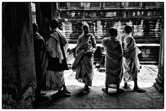 Mönche in Angkor Wat