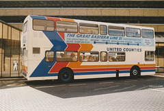 Stagecoach United Counties 623 (F623 MSL) in Peterborough – 15 July 1989 (91-23)
