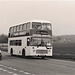 On the way to Wembley! Eastern Counties VR284 (VEX 284X) on the old A11 at Barton Mills – 24 Mar 1985 (12-2)