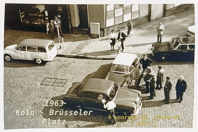 1963, Köln - Verkehrsunfall am Brüsseler Platz